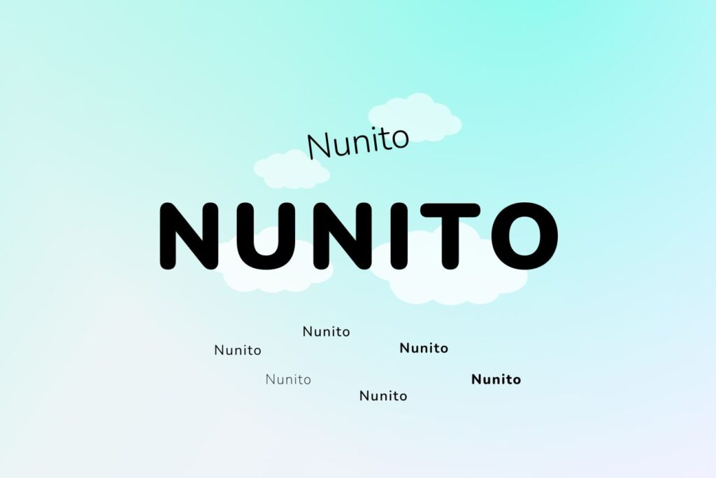 Sustainable Font Choices in Digital Design | Nunito