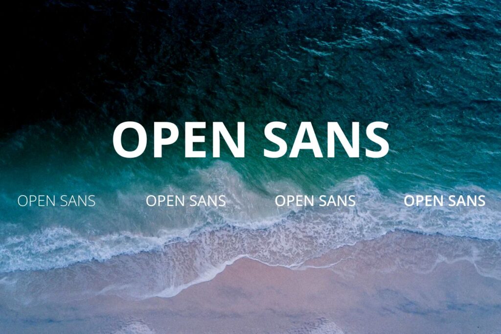 Sustainable Font Choices in Digital Design | open sans