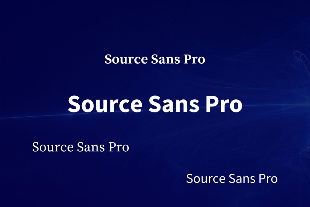 Sustainable Font Choices in Digital Design | Source Sans Pro